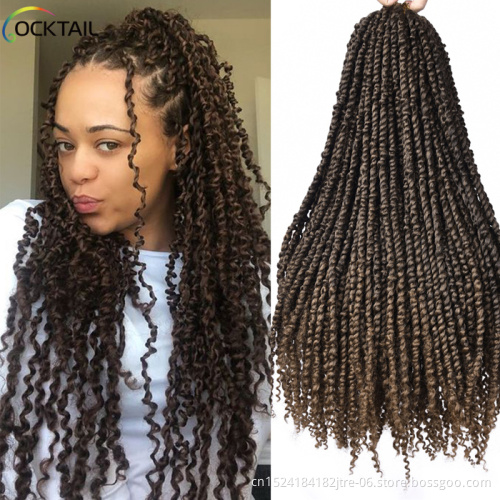 Japanese Kaneka fiber promotion list crochet passion pre twisted braids, pre twisted passion twist hair bomb